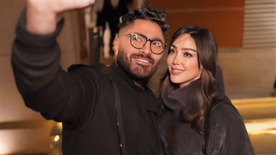 بسمة بوسيل فى كواليس أغنية 