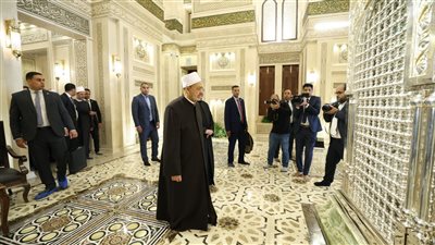 شيخ الأزهر يزور مسجد السيدة زينب عقب الانتهاء من تجديده
