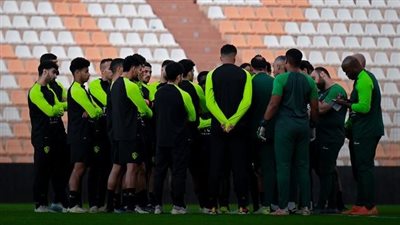  شاهد.. ملعب مباراة الزمالك ونهضة بركان قبل ساعات من النهائي المرتقب