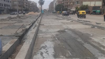 محافظ الغربية يتابع أعمال تطوير شارع الجيش القبلي بزفتى