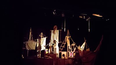 قصر ثقافة روض الفرج يشهد العرض المسرحي 