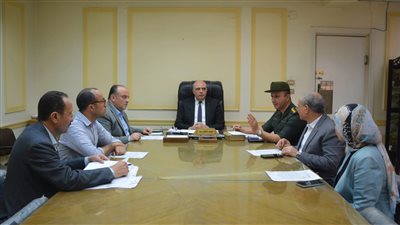 سكرتير عام البحيرة يناقش تنفيذ أحكام قانون صندوق تكريم الشهداء والمصابين 