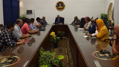 رئيس جامعة العريش يترأس إجتماع مجلس شئون التعليم والطلاب