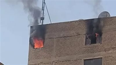 إصابة فتاة إثر حريق داخل شقة سكنية بالهرم