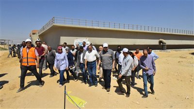 محافظ أسيوط يتفقد أعمال تنفيذ مشروع توسعات محطة معالجة صرف صحي الزرابي
