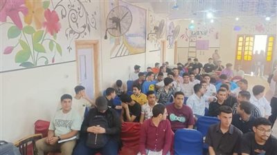 استمرار المراجعات النهائية لطلاب الصف الثالث الثانوي بإدارة بسيون 