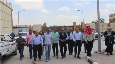 محافظ القليوبية يتفقد سير العمل في مشروعات حياة كريمة بشبين القناطر