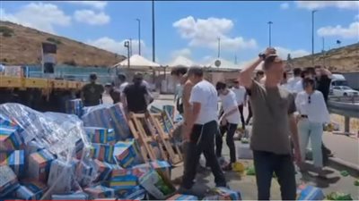 مستوطنون يحرقون محاصيل زراعية في بلدة فلسطينية 