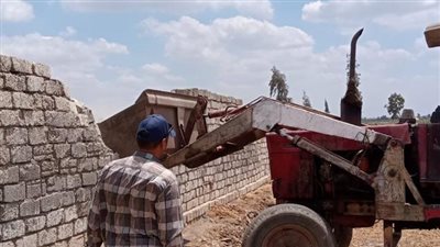 جهود مكثفة للدقهليه للتصدى للتعديات علي الاراضي الزراعية 