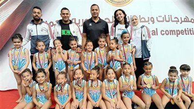 صيد اكتوبر يحصد 18 ميدالية ذهبية ببطولة الجمهورية للجمباز الفني 