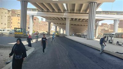 محافظ الجيزة: رصف طريق البراجيل أسفل محور 26 يوليو الجديد