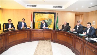 محافظ الفيوم ووفد مجلس الوزراء يتابعان معدلات تنفيذ مشروعات 