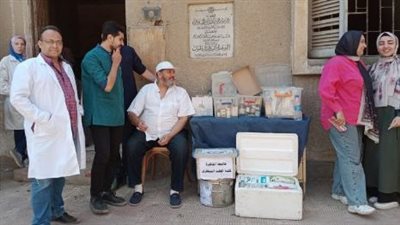 مبادرة حياة كريمة تصل قرية المنوات.. قافلة علاجية وإرشادية مجانية للمواشي