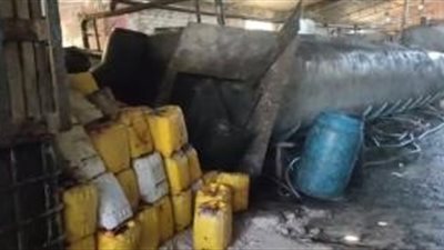 ضبط 38 طن زيت طعام غير صالح للاستهلاك بالإسكندرية 