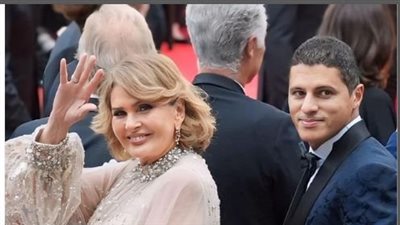 يسرا تطل كالأميرات فى مهرجان كان 