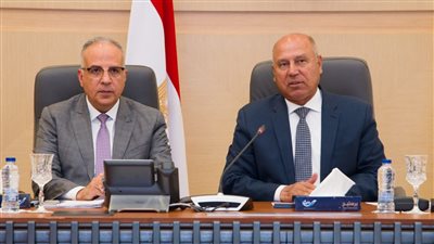 وزيرا الرى والنقل يناقشان موقف المشروعات والتنسيقات المشتركة بين الوزارتين