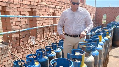 البحيرة: ضبط 4657 إسطوانة غاز منزلي قبل بيعها بالسوق السوداء