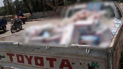 ضبط 1.1 طن أغذية ومشروبات غير صالحة للإستهلاك الآدمي بالمنشاه