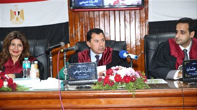 وزير الشباب والرياضة يترأس لجنة مناقشة رسالة دكتوراة بجامعة المنصورة