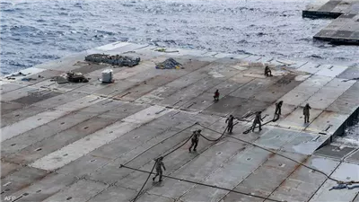 منظمة التحرير تكشف كوارث وراء إنشاء الرصيف البحري العائم بغزة (فيديو)