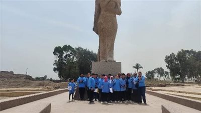 طلاب شيبة للتربية الفكرية بالشرقية يزورون متحف تل بسطا