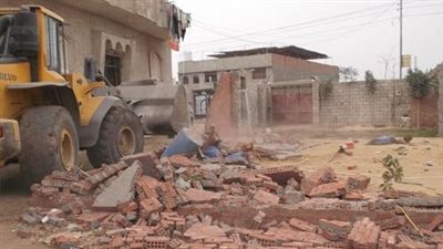 بناء مخالف بحى المقطم