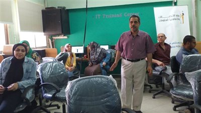 دورة تدريبية للرخصة الدولية فى الكمبيوتر بمديرية الصحة بالفيوم 
