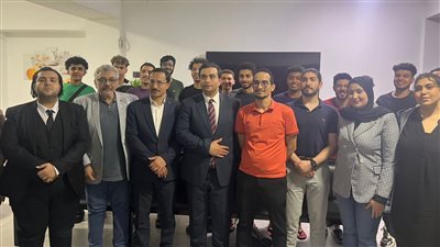 القنصل المصري في كازخستان يزور الطلاب المصريين في العاصمة بيشكك للإطمئنان عليهم