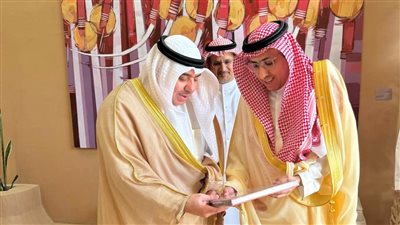 وفد المجلس الوطني الكويتى للثقافة والفنون يزور بينالي الدرعية 