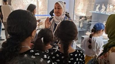 المتحف اليونانى الرومانى يستقبل جروب لفها تعرفها بالأسكندرية 