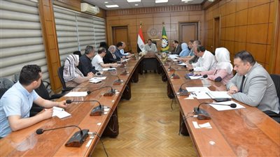 الدقهلية تناقش آلية تغطية المروي الخاصة المجاورة لمساكن سندوب