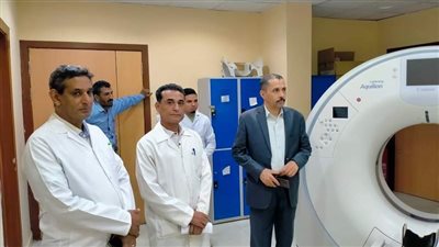 وكيل صحة سوهاج يتفقد مستشفى الصدر بجزيرة شندويل