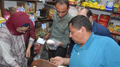محاضر متنوعة وأغذية فاسدة في حملة تموينية مكبرة بالغربية