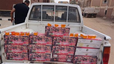 ضبط عصائر مجهولة المصدر وتحرير 49 مخالفة تموينية بالفيوم 