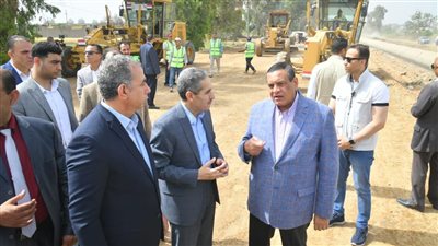 وزير التنمية المحلية يتفقد أعمال تنفيذ المشروعات بزفتى والسنطة