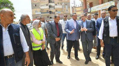وزير التنمية المحلية ومحافظ الغربية يتفقدان مشروعات الرصف والتطوير بمركزي زفتى والسنطة