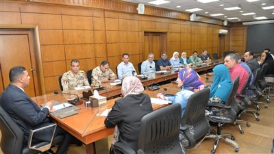 الدقهلية تناقش تذليل المعوقات أمام تنفيذ المشروعات بقري شربين 