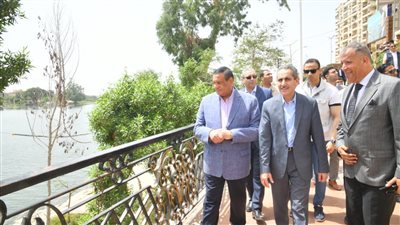 وزير التنمية ومحافظ الغربية يتفقدان محور ترعة النعناعية وتطوير الكورنيش بكفر الزيات  