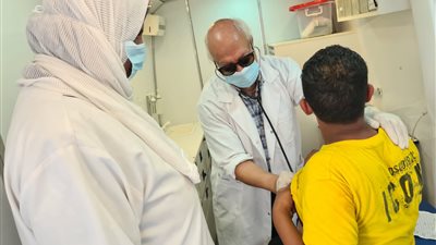 الكشف على 769 مواطن خلال قافلة طبية بحوش عيسي