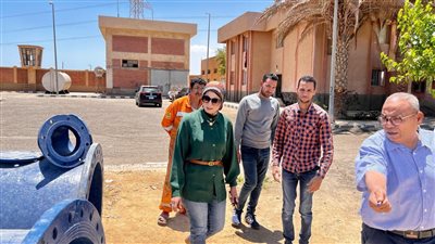 رئيس جهاز السويس الجديدة تتفقد المنطقة الصناعية بعتاقة ورافع المياه