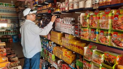 تحرير 15 محضر في حملة تموينية علي أسواق بلطيم