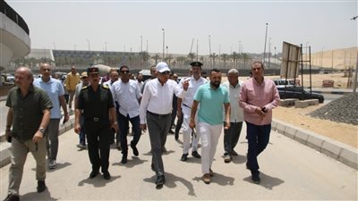 محافظ الجيزة يتفقد نسب تنفيذ أعمال التطوير بمحيط المتحف المصري الكبير