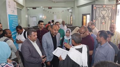 سكرتير بنى سويف يتابع سير العمل بمنظومة التصالح في مخالفات البناء