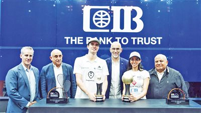 نوران جوهر ودييجو الياس يفوزان ببطولة «CIB» العالم للإسكواش