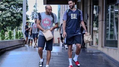 مران صباحي لسلة الأهلي قبل مواجهة الفتح المغربي في BAL