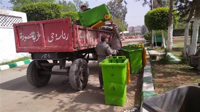 رفع 2000 طن قمامة بالمنطقة المركزية بالدقهلية