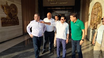 وزير الرياضة يطمئن على استعدادات استاد القاهرة قبل مباراة الأهلي والترجي .. صور
