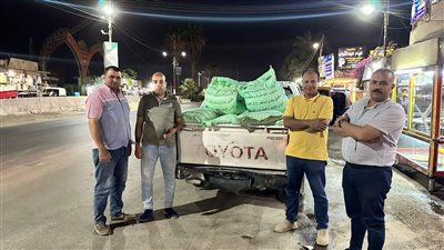 ضبط طن دقيق مدعم قبل بيعه في السوق السوداء بالفيوم 