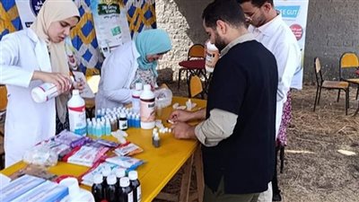 بحوث الصحة الحيوانية يشارك في عدة قوافل بيطرية خلال أسبوع 