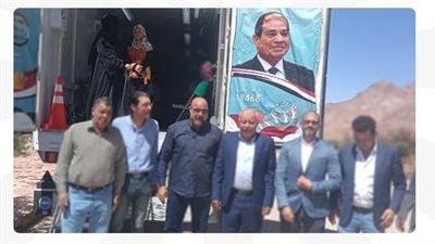 وفد وزارة العمل يزور وحدة التدريب المتنقلة في جنوب سيناء 